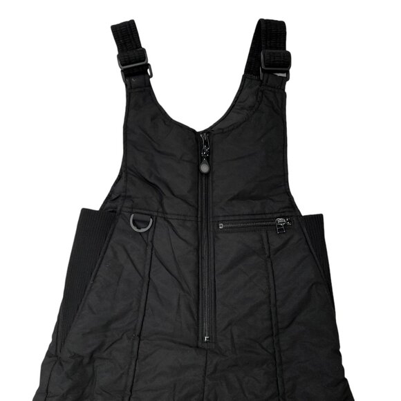Rawik Ski Snow Bibs Overalls Youth Medium Black Unisex Insulated Winter Nylon - Picture 2 of 12